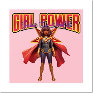 Girl Power Save The World Super Heroine Posters and Art